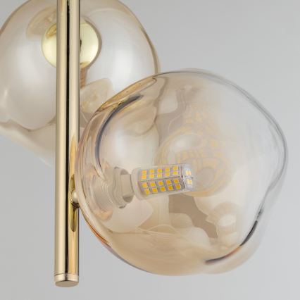 Brilagi - Lestenec na kablu VULCANO 3xG9/8W/230V zlata/dimna bež