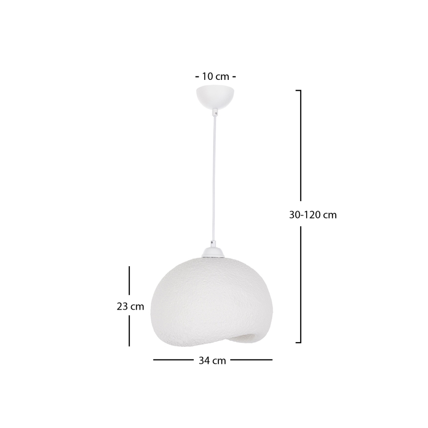 Brilagi - Lestenec na kablu WABI SABI 1xE27/40W/230V premer 34 cm bela