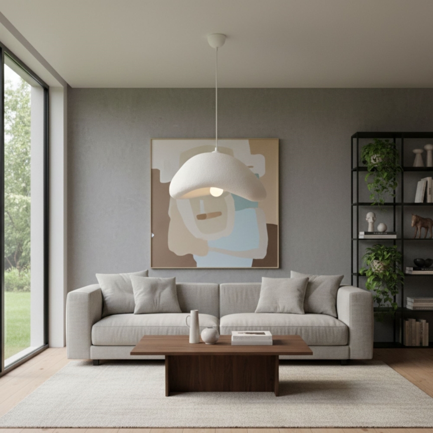 Brilagi - Lestenec na kablu WABI SABI 1xE27/40W/230V Ø 42 cm bela