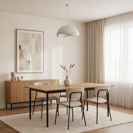 Brilagi - Lestenec na kablu WABI SABI 1xE27/40W/230V Ø 42 cm bela
