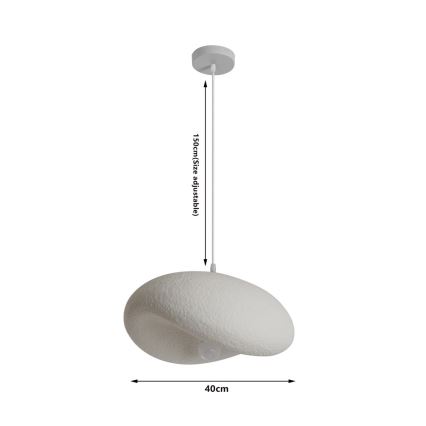 BRILAGI - Lestenec na kablu WABI SABI 1xE27/60W/230V Ø 40 cm bel