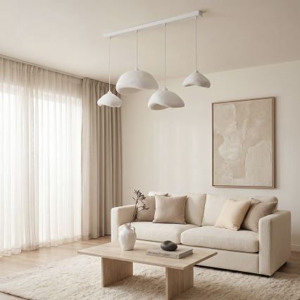 Brilagi - Lestenec na kablu WABI SABI 4xE27/40W/230V bela