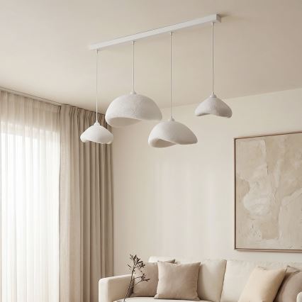 Brilagi - Lestenec na kablu WABI SABI 4xE27/40W/230V bela