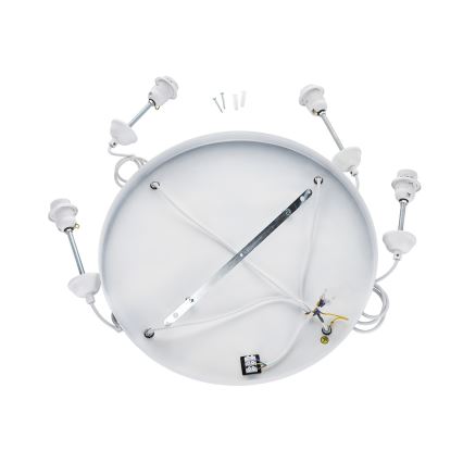 Brilagi - Lestenec na kablu WABI SABI 4xE27/40W/230V, premer 95 cm, bela