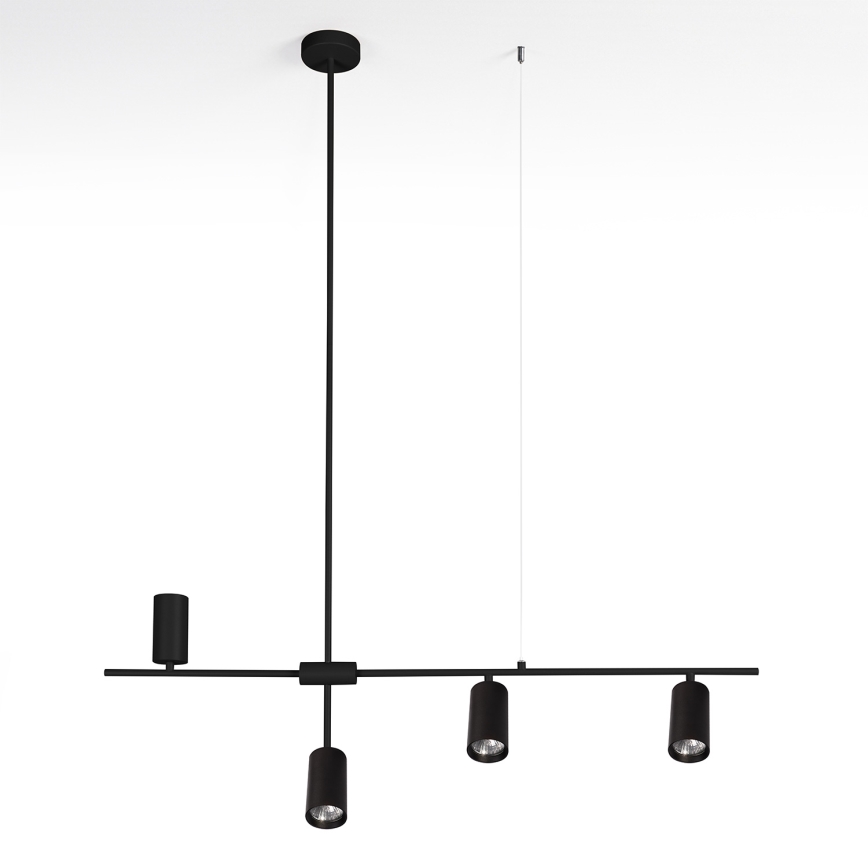 Brilagi - Lestenec na lanku CRANE 4xGU10/30W/230V črn