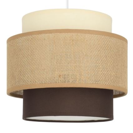 Brilagi - Lestenec na lanku RESNA 2xE27/60W/230V Ø 30 cm bež/črna