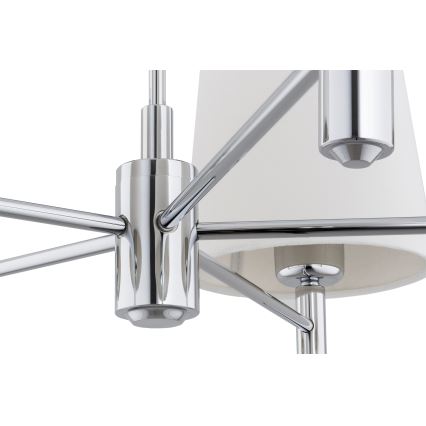 Brilagi - Lestenec na palici MONTE 5xE27/60W/230V kremna/sijajni krom