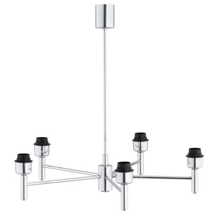 Brilagi - Lestenec na palici MONTE 5xE27/60W/230V kremna/sijajni krom