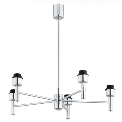 Brilagi - Lestenec na palici MONTE 5xE27/60W/230V kremna/sijajni krom