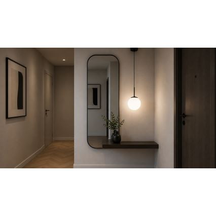 Brilagi - Lestenec na tankem kablu MILO 1xE27/60W/230V črna
