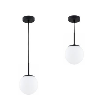 Brilagi - Lestenec na tankem kablu MILO 1xE27/60W/230V črna