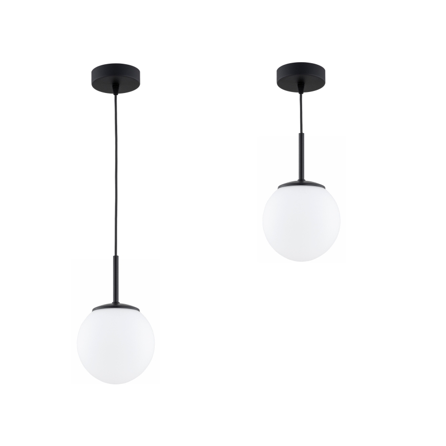 Brilagi - Lestenec na tankem kablu MILO 1xE27/60W/230V črna