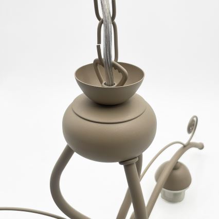 Brilagi - Lestenec na verigi ANTICO MODERN 3xE27/60W/230V bež