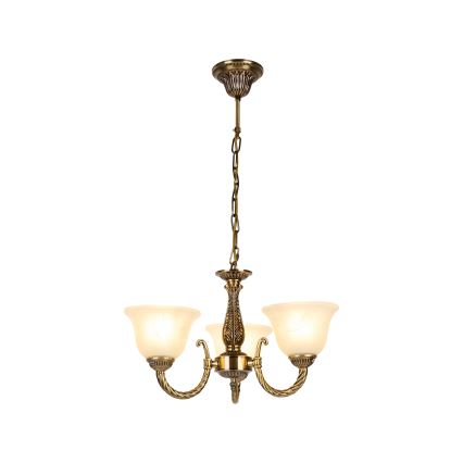 Brilagi - Lestenec na verigi CLASSIC 3xE14/10W/230V medenina