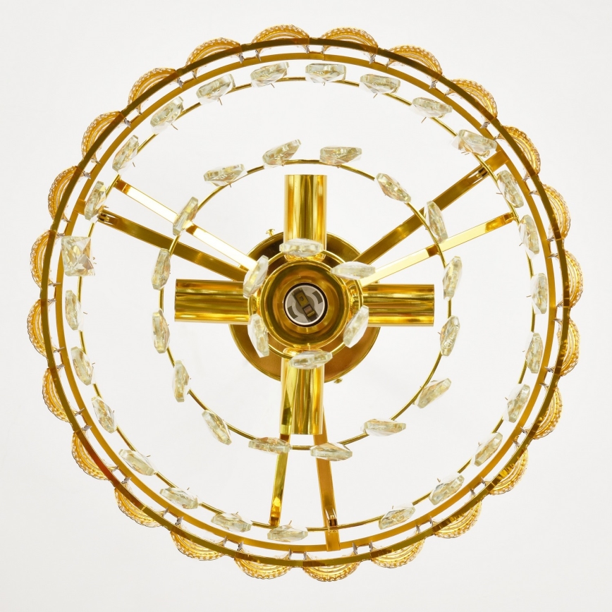 Brilagi - Lestenec na verigi CRISTAL 5xE14/40W/230V premer 38 cm