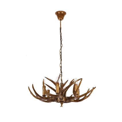 Brilagi - Lestenec na verigi DEER 6xE14/10W/230V, premer 70 cm