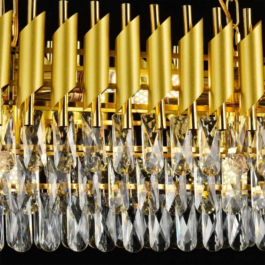 Brilagi - Lestenec na verigi ECLIPSE 10xE14/10W/230V 78x28 cm zlata