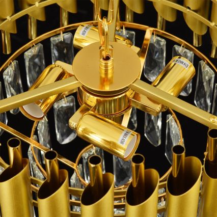 Brilagi - Lestenec na verigi ECLIPSE 5xE14/10W/230V, premer 38 cm, v zlati barvi