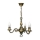 Brilagi - Lestenec na verigi IMPERO 3xE14/60W/230V medenina