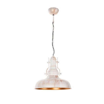 Brilagi - Lestenec na verigi PYRONIC 1xE27/40W/230V, premer 32 cm, kremna/patina