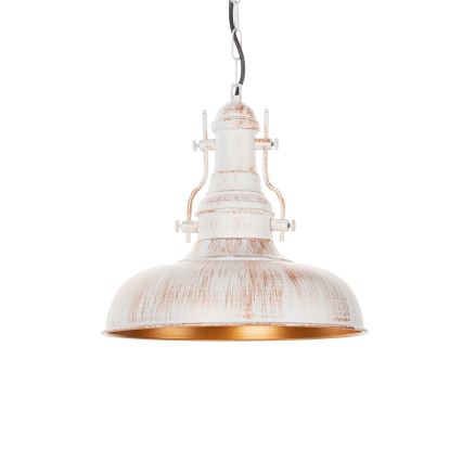 Brilagi - Lestenec na verigi PYRONIC 1xE27/40W/230V, premer 32 cm, kremna/patina
