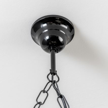 Brilagi - Lestenec na verigi QUEEN 4xE14/40W/230V bukev