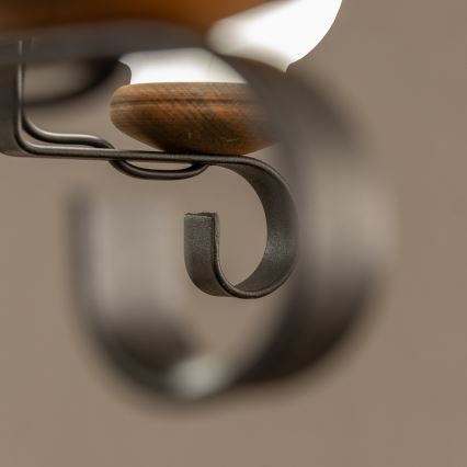 Brilagi - Lestenec na verigi ROATA 5xE14/40W/230V Ø 70 cm iz bukovega lesa