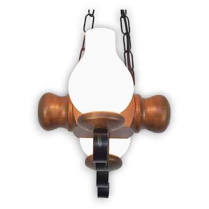 Brilagi - Lestenec na verigi RUSTIC 2xE14/40W/230V bukev/oreh