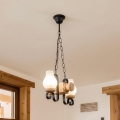 Brilagi - Lestenec na verigi RUSTIC 2xE14/40W/230V hrast
