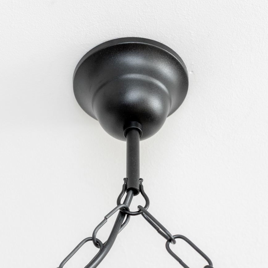 Brilagi - Lestenec na verigi RUSTIC 6xE14/40W/230V bukev