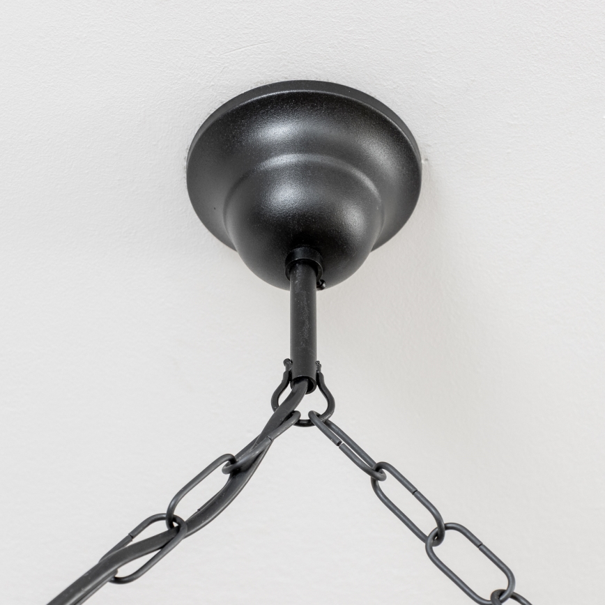 Brilagi - Lestenec na verigi RUSTIC 6xE14/40W/230V bukev/oreh