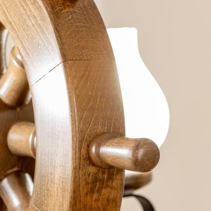 Brilagi - Lestenec na verigi TIMONA 2xE14/40W/230V bukev/oreh