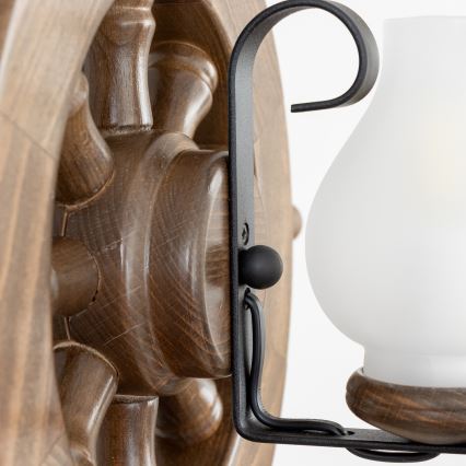 Brilagi - Lestenec na verigi TIMONA 2xE14/40W/230V bukev/oreh