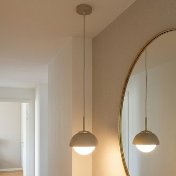 Brilagi - Lestenec na vrvici 1xE27/60W/230V premer 18 cm bež/zlata