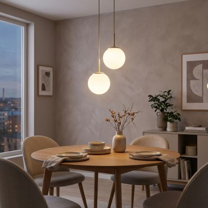 Brilagi - Lestenec na vrvici 2xE27/60W/230V bež/zlata