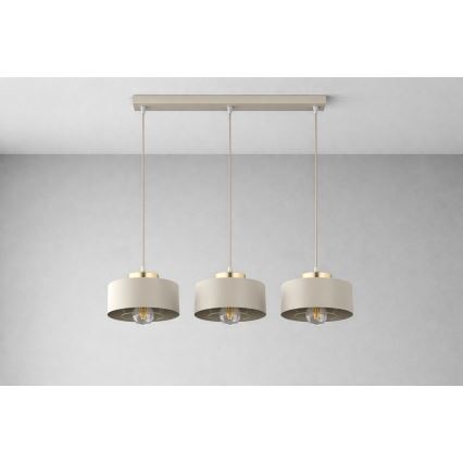 Brilagi - Lestenec na vrvici 3xE27/60W/230V bež/zlata