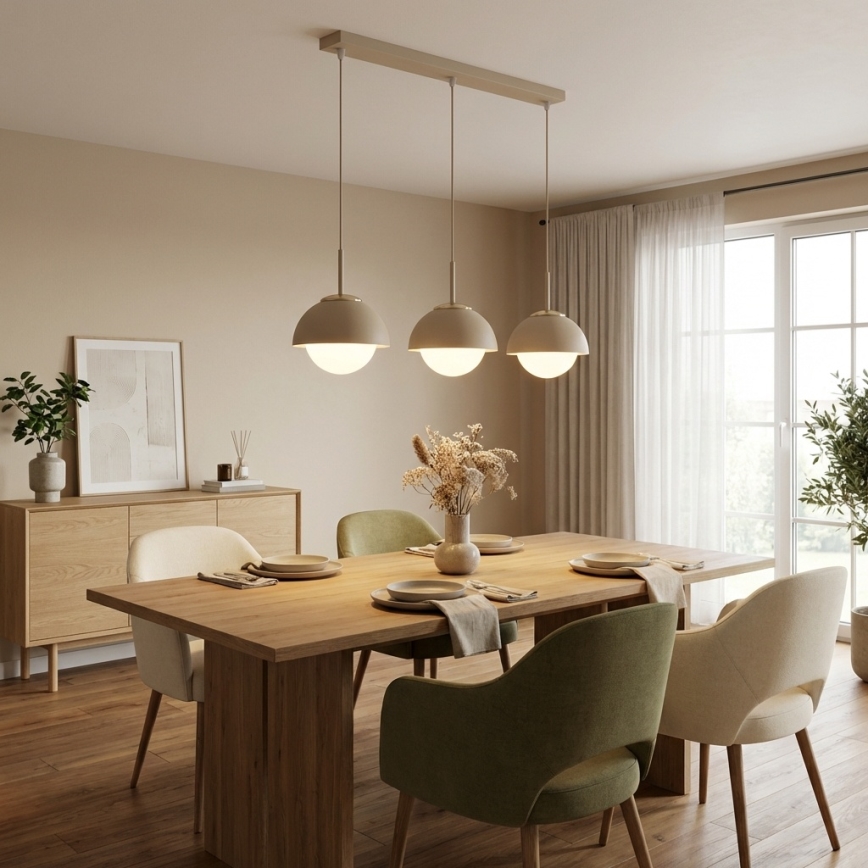 Brilagi - Lestenec na vrvici 3xE27/60W/230V bež/zlata