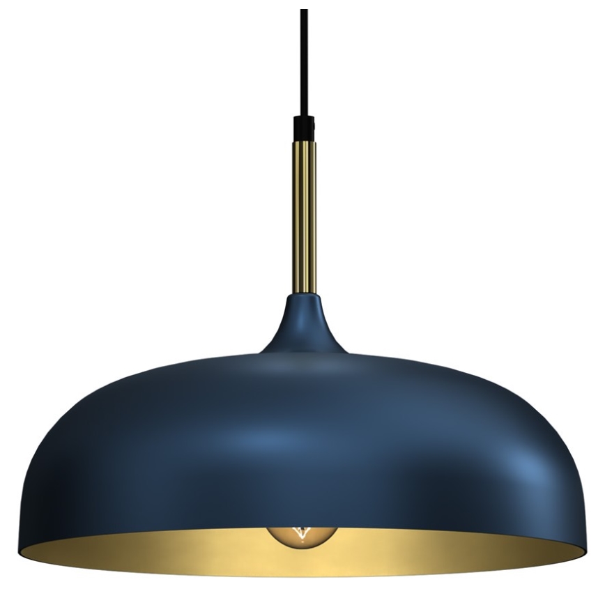 Brilagi - Lestenec na vrvici ABRAHAM 1xE27/60W/230V pr. 35 cm modra