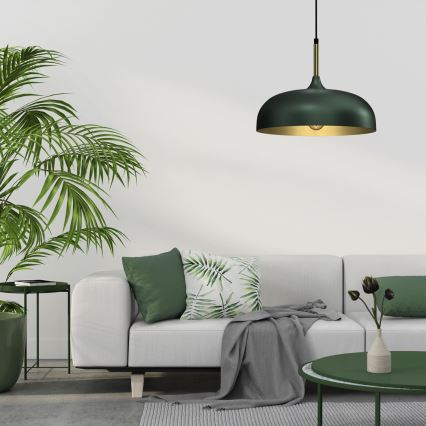 Brilagi - Lestenec na vrvici ABRAHAM 1xE27/60W/230V pr. 35 cm zelena