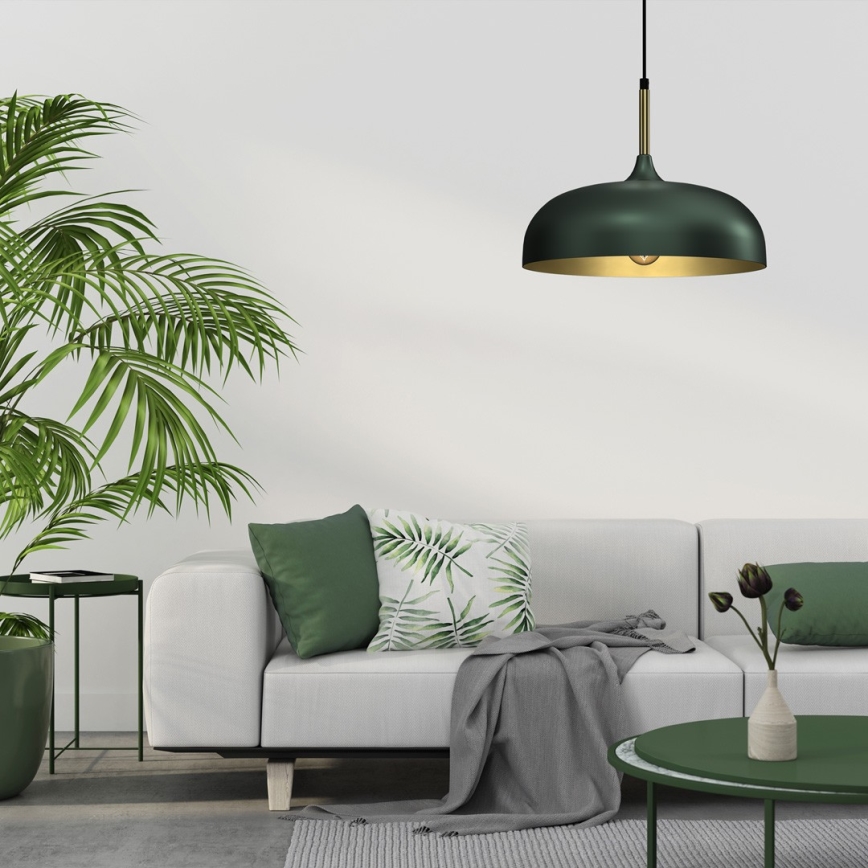 Brilagi - Lestenec na vrvici ABRAHAM 1xE27/60W/230V pr. 35 cm zelena