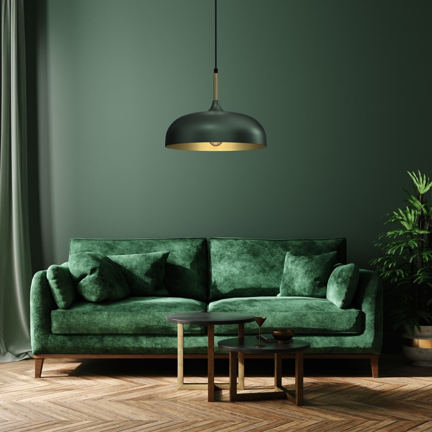 Brilagi - Lestenec na vrvici ABRAHAM 1xE27/60W/230V pr. 35 cm zelena