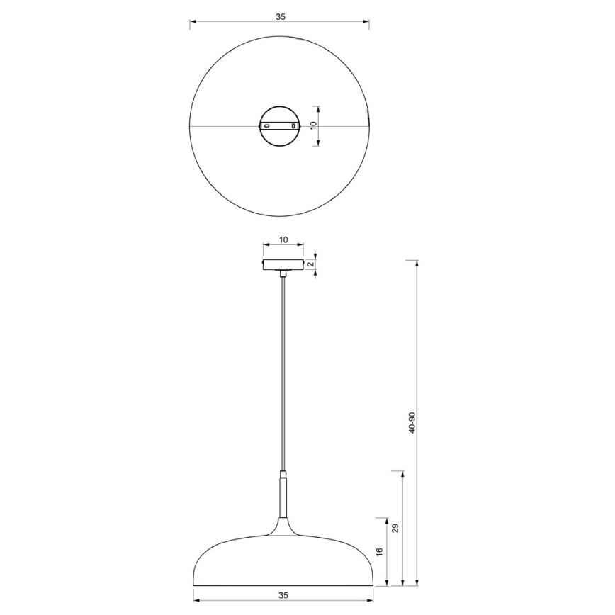 Brilagi - Lestenec na vrvici ABRAHAM 1xE27/60W/230V pr. 35 cm zelena