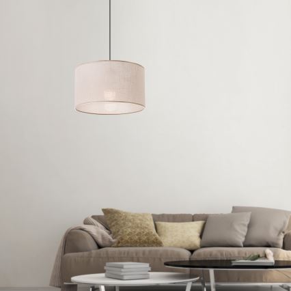 Brilagi - Lestenec na vrvici ANTHONY 1xE27/60W/230V hrast/bež