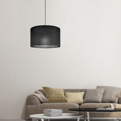 Brilagi - Lestenec na vrvici ANTHONY 1xE27/60W/230V hrast/črna