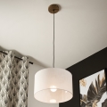 Brilagi - Lestenec na vrvici ANTHONY 1xE27/60W/230V hrast oreh/bela