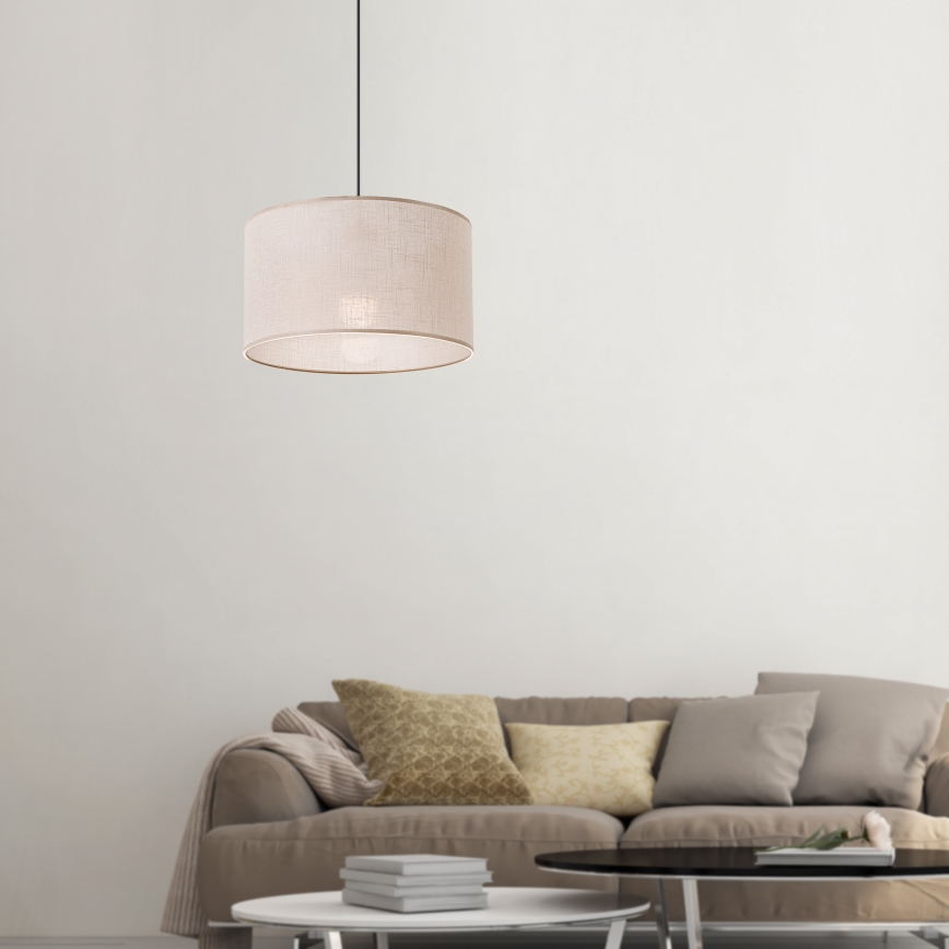 Brilagi - Lestenec na vrvici ANTHONY 1xE27/60W/230V hrast oreh/bež