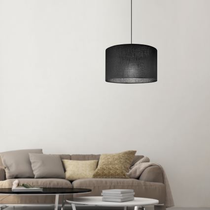 Brilagi - Lestenec na vrvici ANTHONY 1xE27/60W/230V hrast oreh/črna