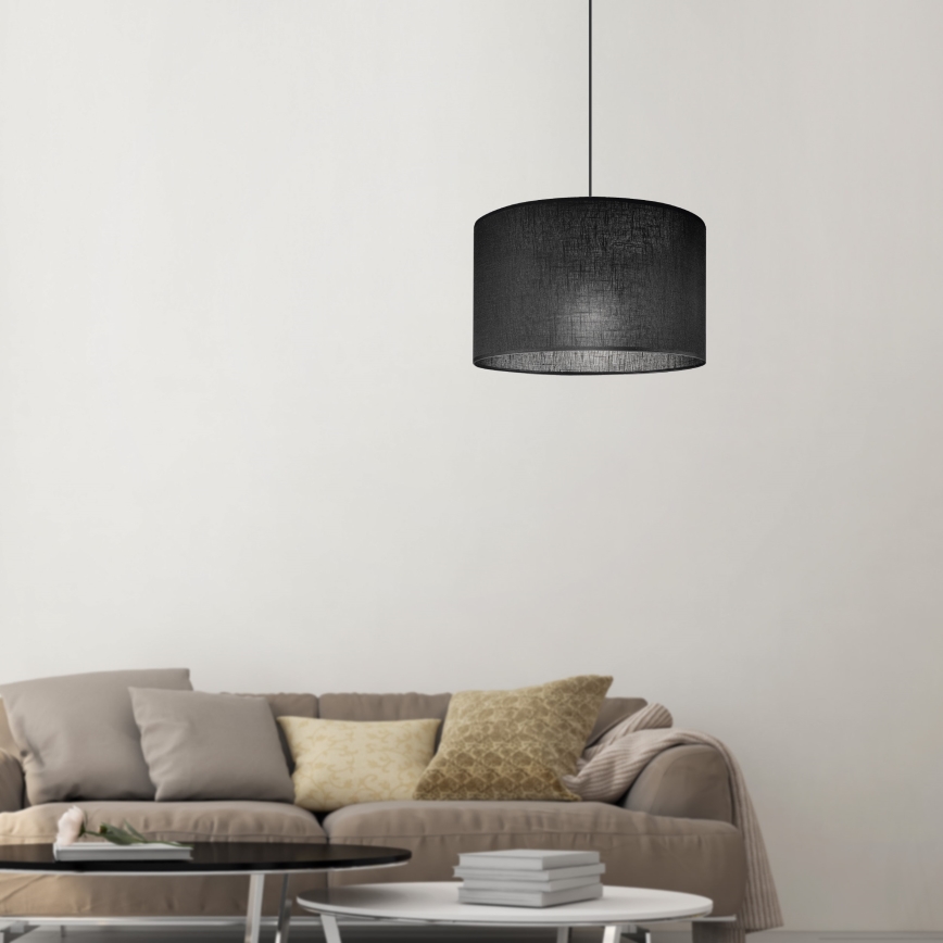 Brilagi - Lestenec na vrvici ANTHONY 1xE27/60W/230V hrast oreh/črna