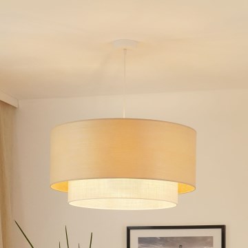 Brilagi - Lestenec na vrvici ARIZONA BOHO 1xE27/15W/230V pr. 60 cm bež/bela