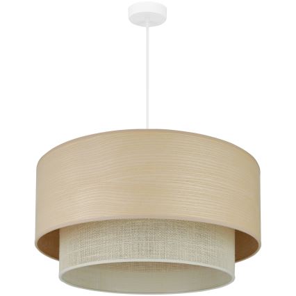 Brilagi - Lestenec na vrvici ARIZONA BOHO 1xE27/15W/230V pr. 60 cm bež/bela